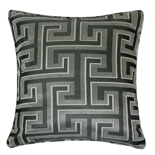 Cojín Macie Silver de 50,8 x 50,8 cm, plateado