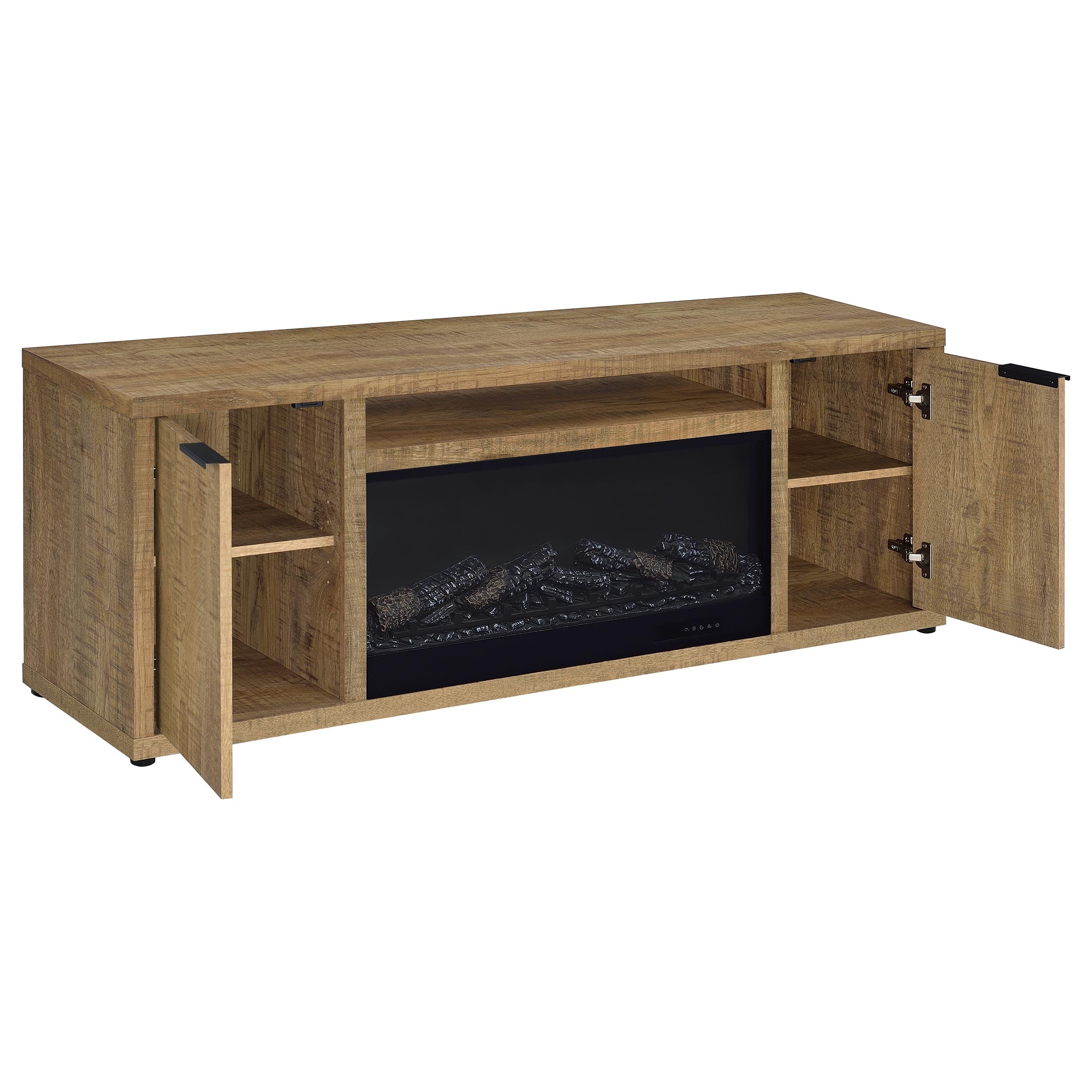 Mueble de TV con chimenea Fuller
