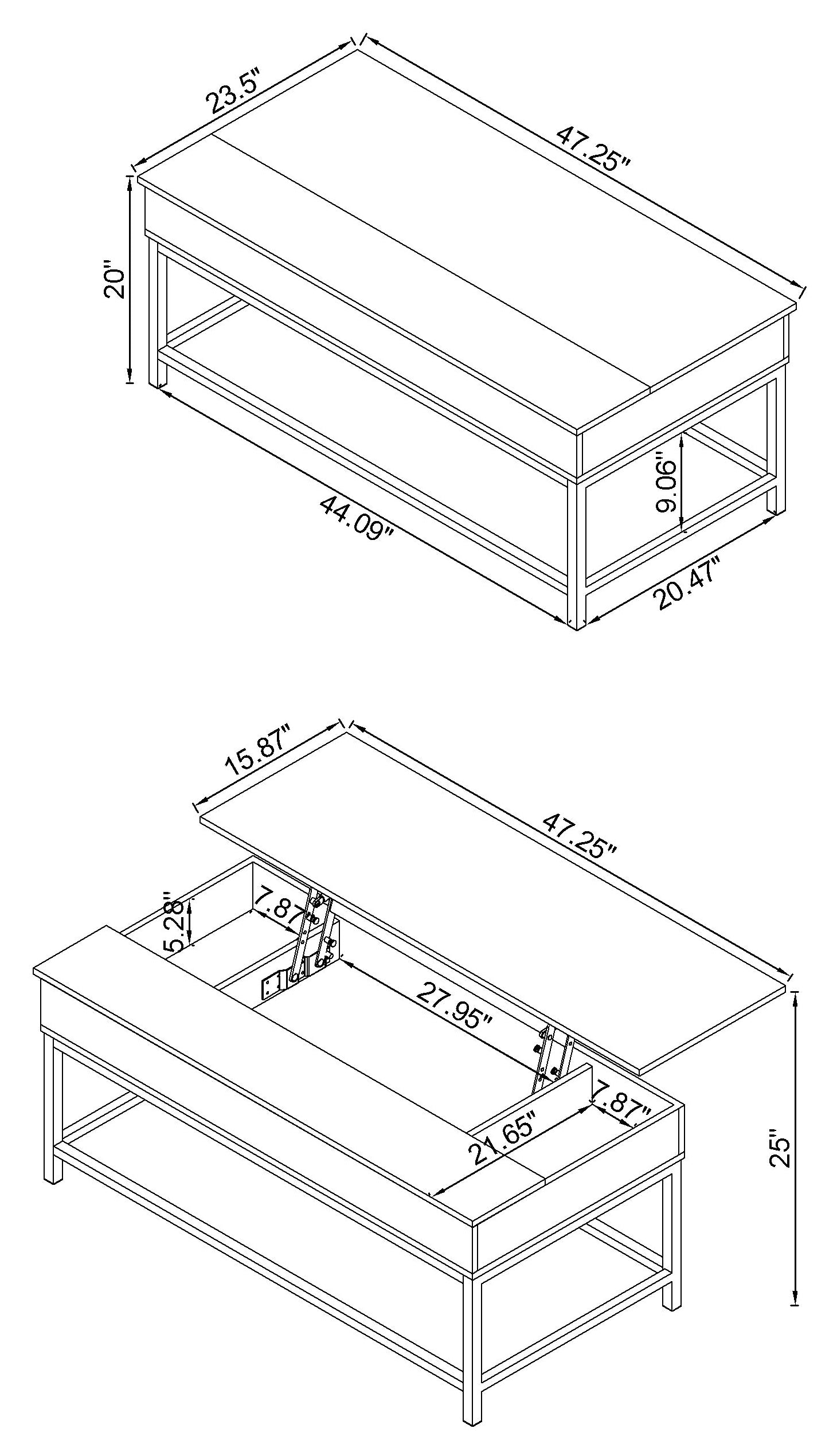 Byers Lift-Top Coffee Table