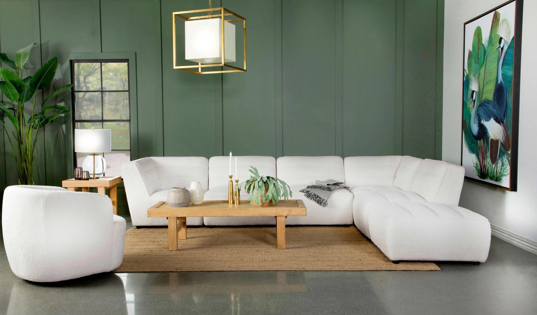 Sunny Upholstered Corner Chair