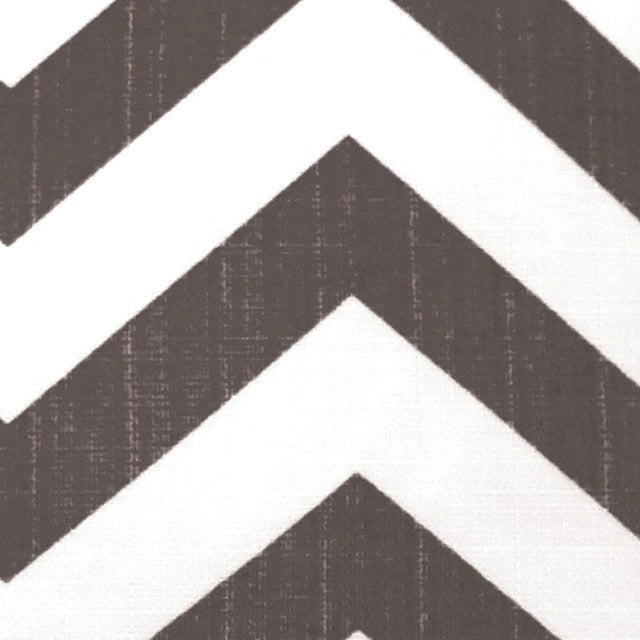 Almohada ZOE de 22" X 22", Chevron gris (2/CTN)