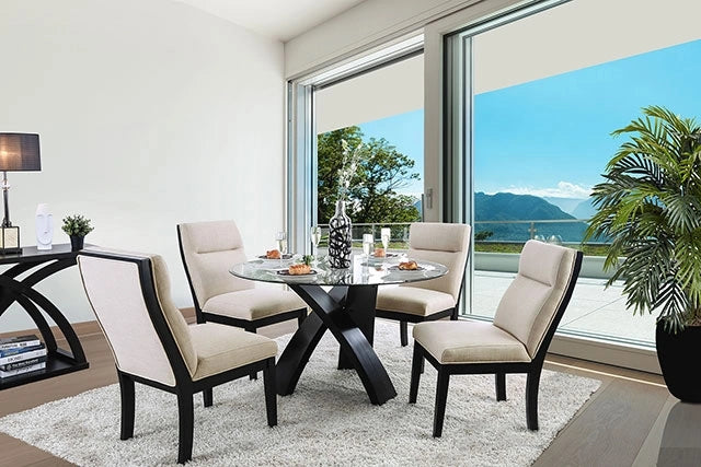 Juego de mesa de comedor de 5 piezas Jasmin