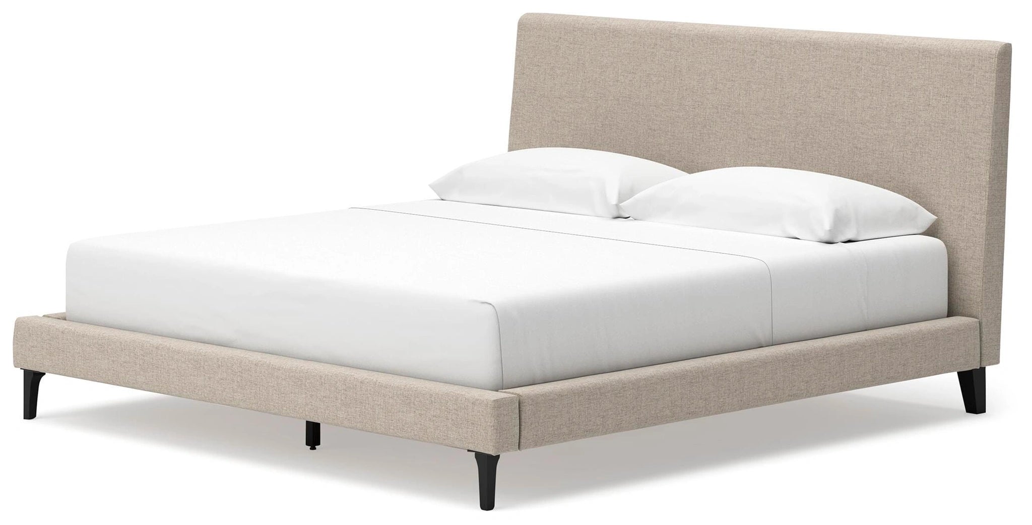 Cama tapizada Cielden con somier de láminas enrollables
