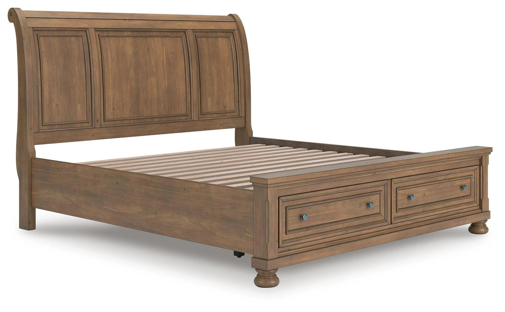 Cama con almacenamiento Feddinger Panel
