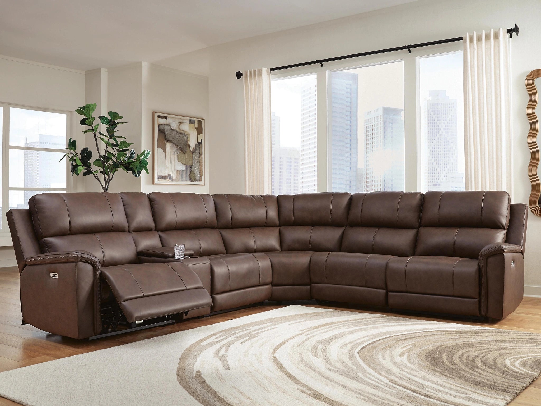 Seccional Reclinable Eléctrico Bleckley