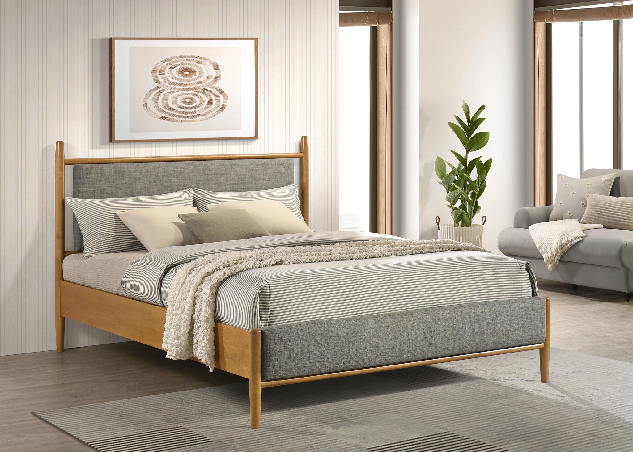 Cama con Plataforma Mason Panel
