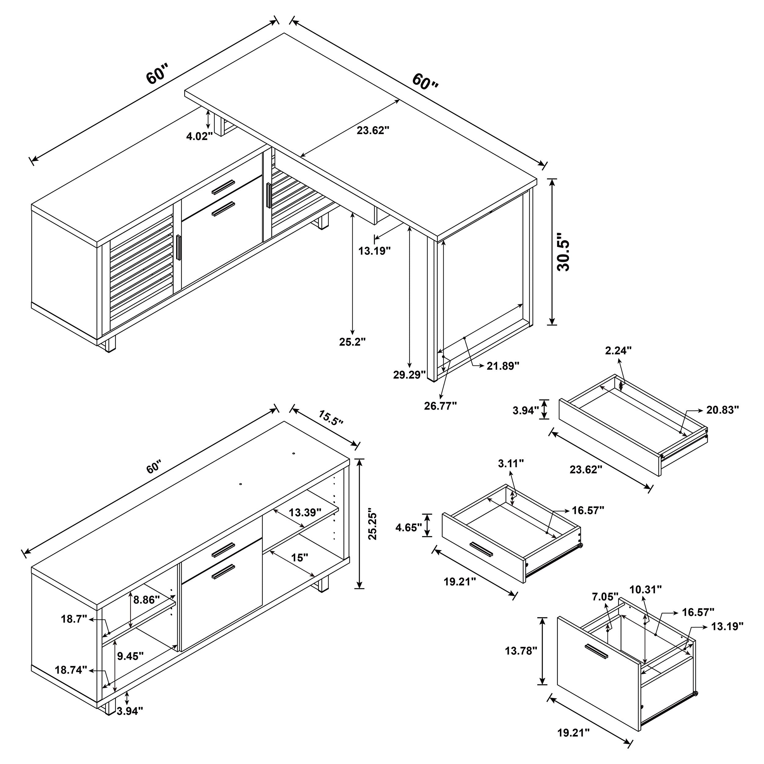 Maddox Computer Desk