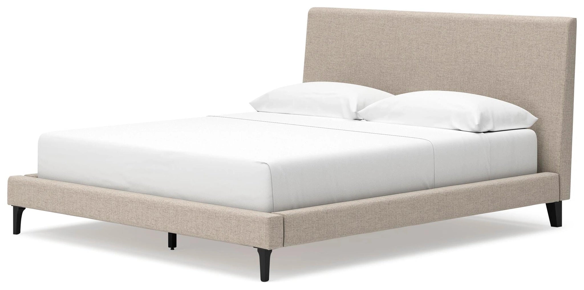 Cama tapizada Cielden con somier de láminas enrollables