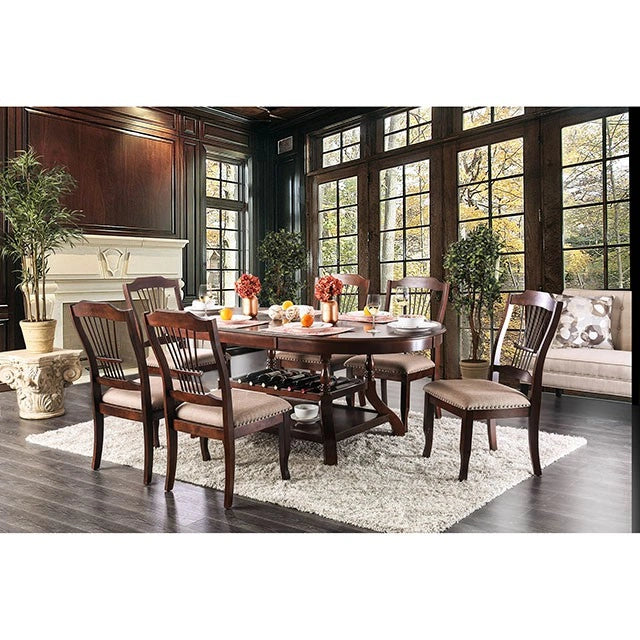 Mesa de comedor Jordyn Brown Cherry
