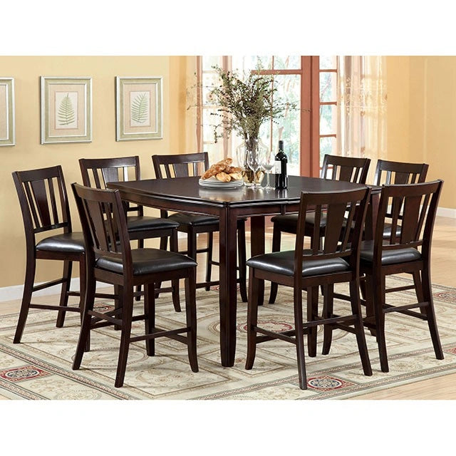 Mesa cuadrada a la altura del mostrador Edgewood II Espresso