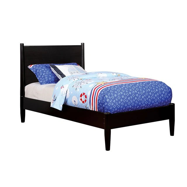 Cama LENNART II Blanca y Negra Cal.King, E.King, Full, Queen, Twin