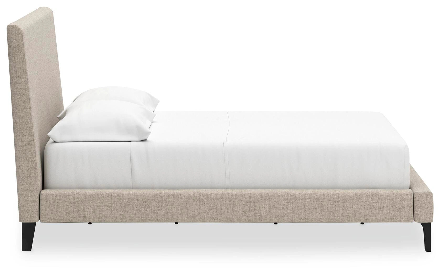 Cama tapizada Cielden con somier de láminas enrollables