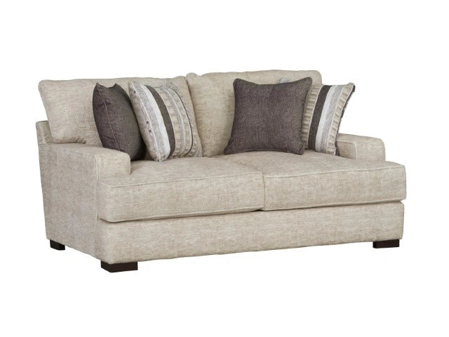 ARDENFOLD Sofá biplaza, beige y gris