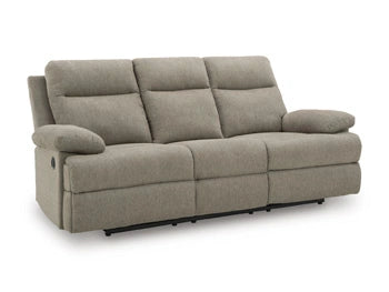 Sofá reclinable de desplazamiento lateral con mesa abatible