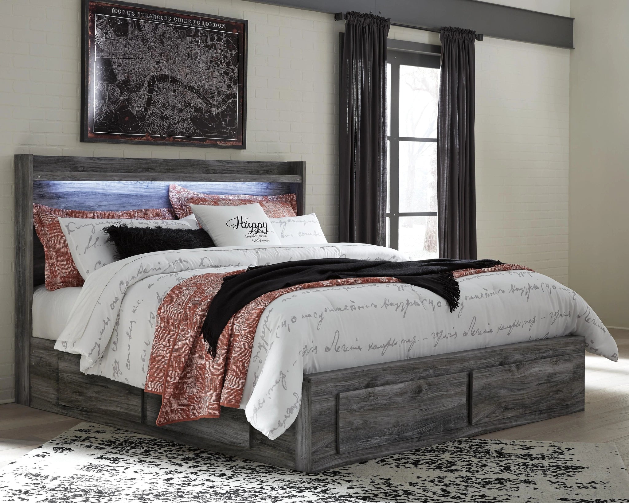 Cama con almacenamiento Baystorm