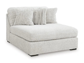 Sofá modular de peluche con chaise longue