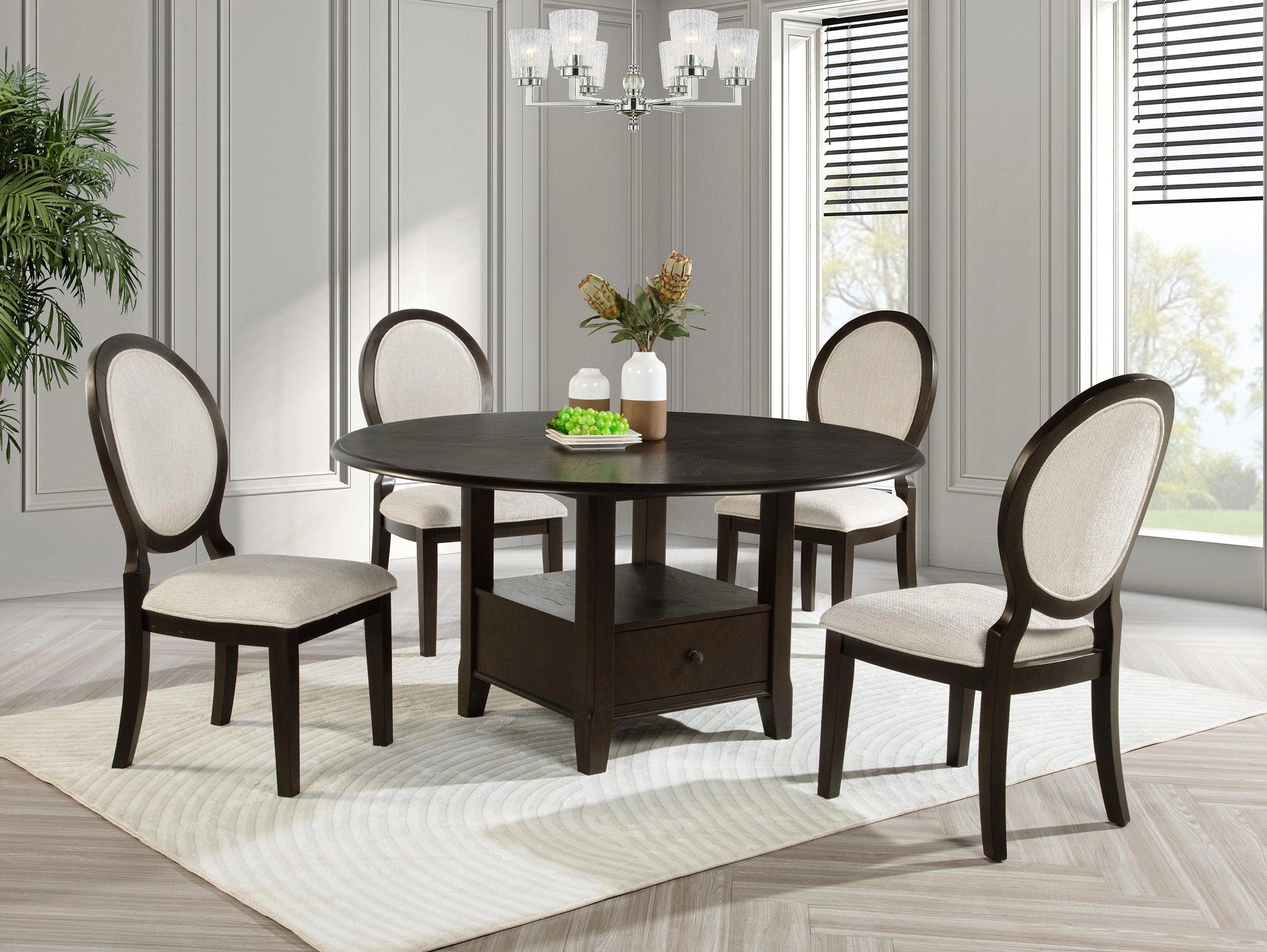 Juego de comedor Twyla de 5 piezas