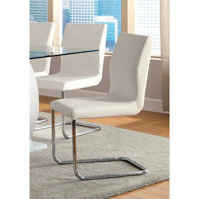 Silla lateral LODIA I blanca