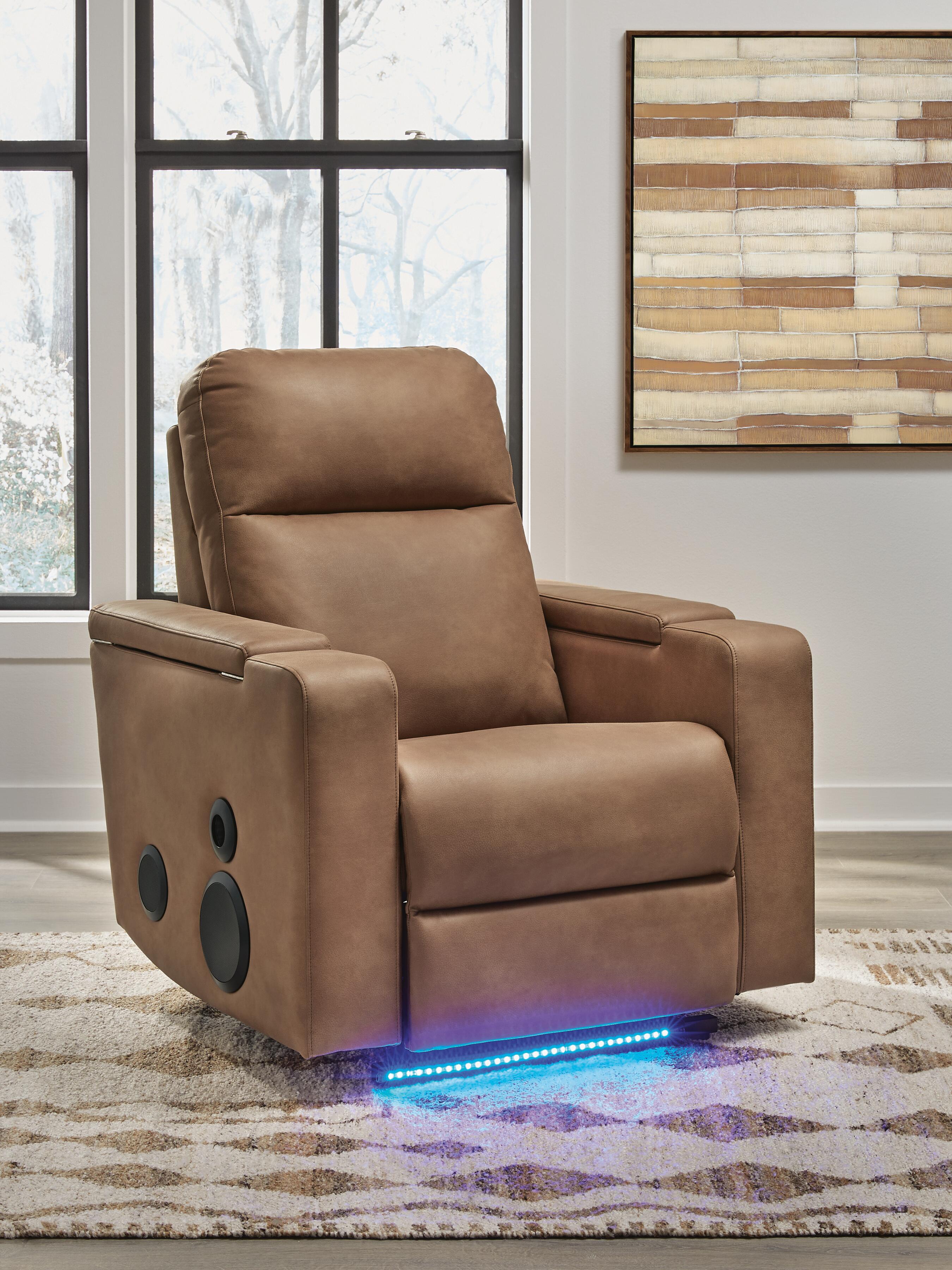 Sillón reclinable deslizante Lorrenton con sistema de audio