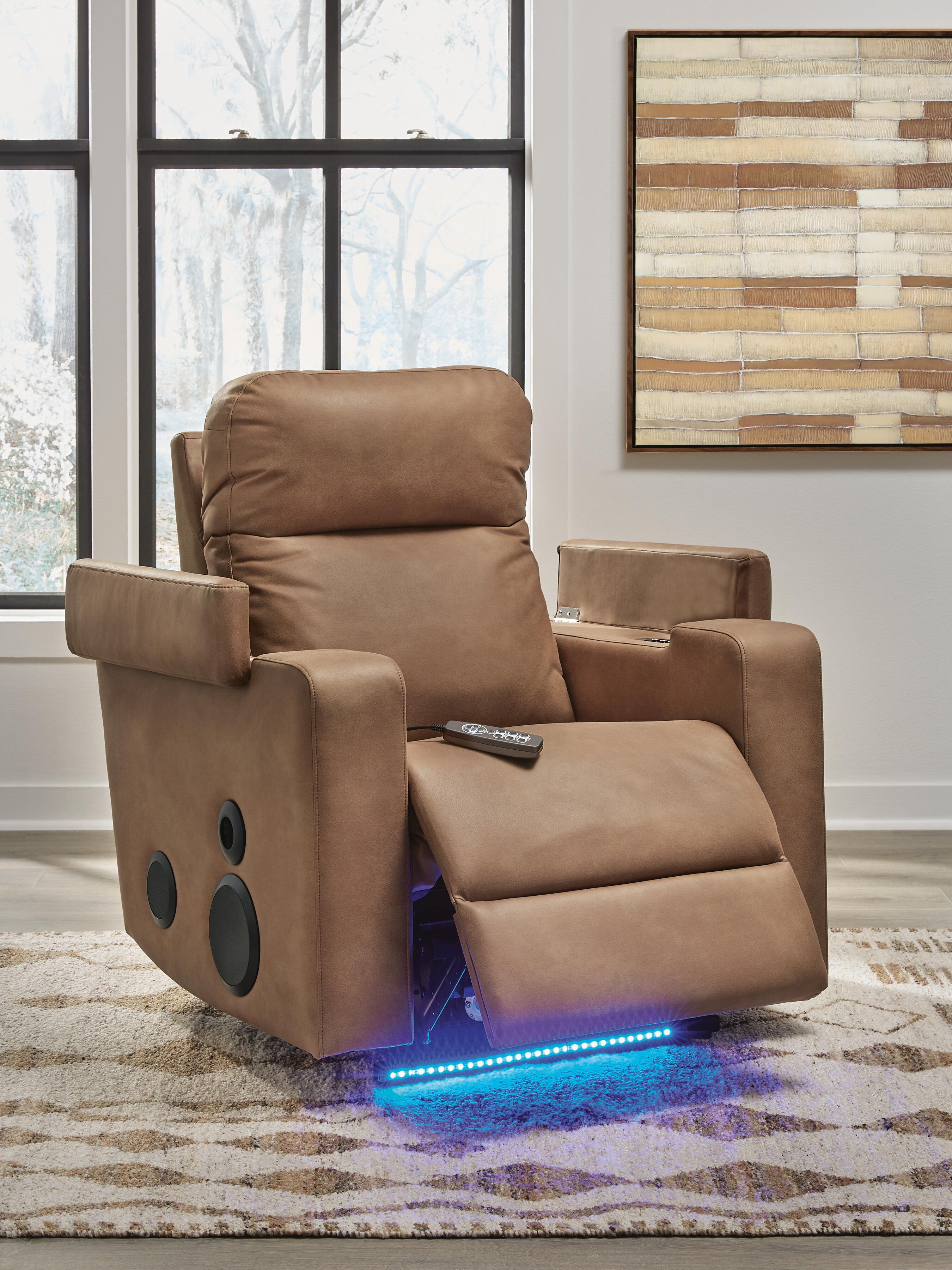 Sillón reclinable deslizante Lorrenton con sistema de audio