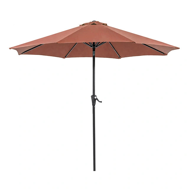 Sombrilla para exteriores Tano de 9' + Base redonda de 21"