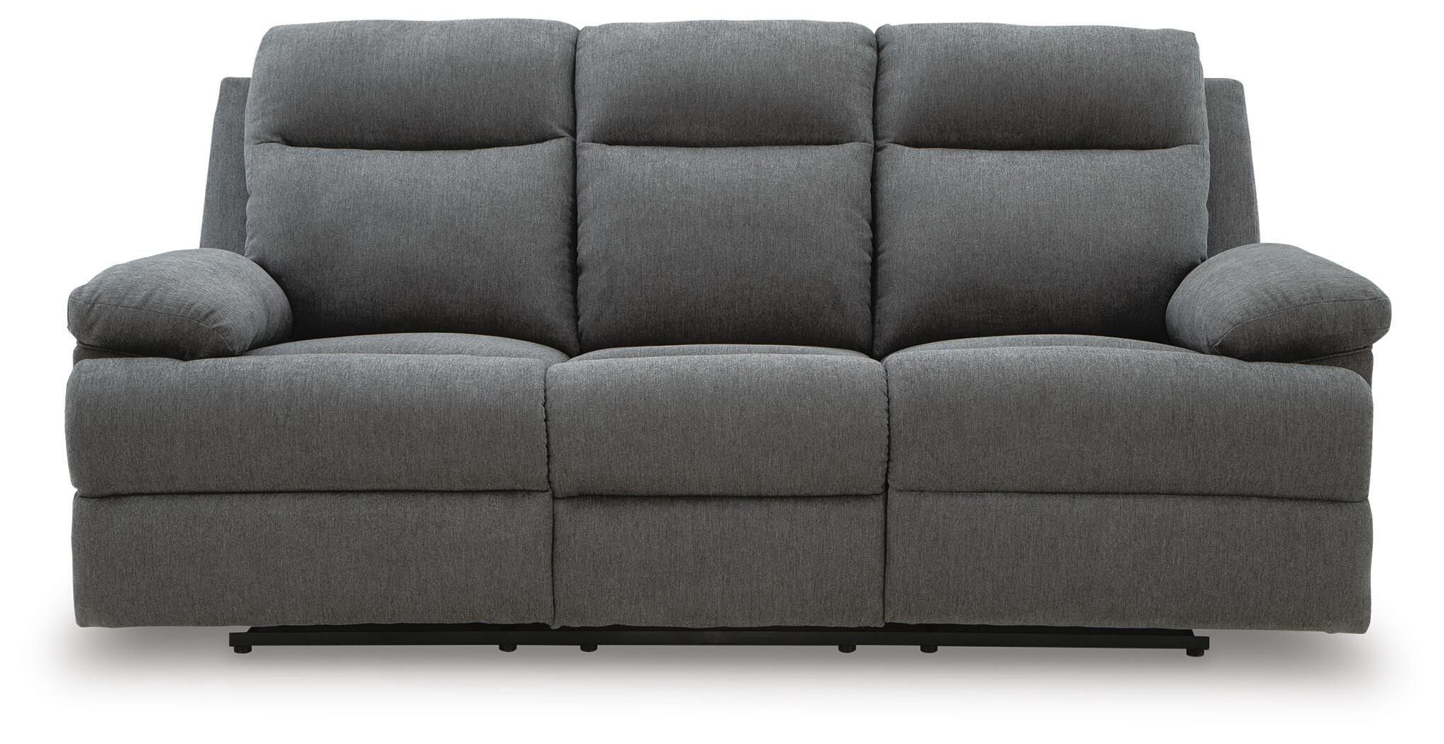 Sofá reclinable de desplazamiento lateral con mesa abatible