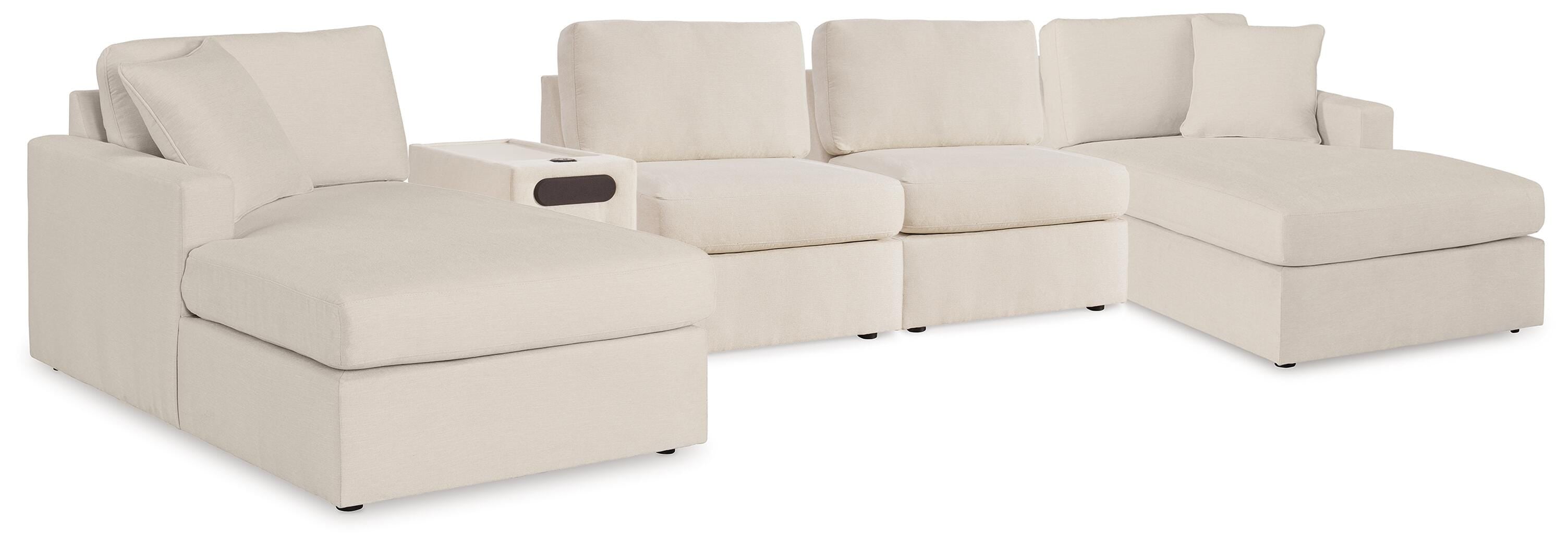 Seccional de 5 piezas Modmax con consola de audio