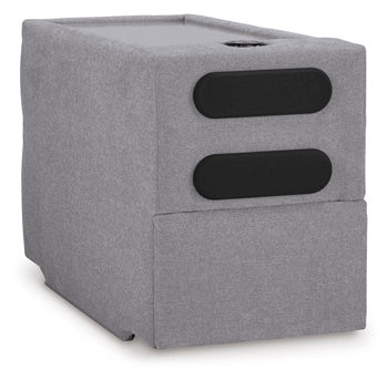 Sofá seccional Modmax con sistema de audio