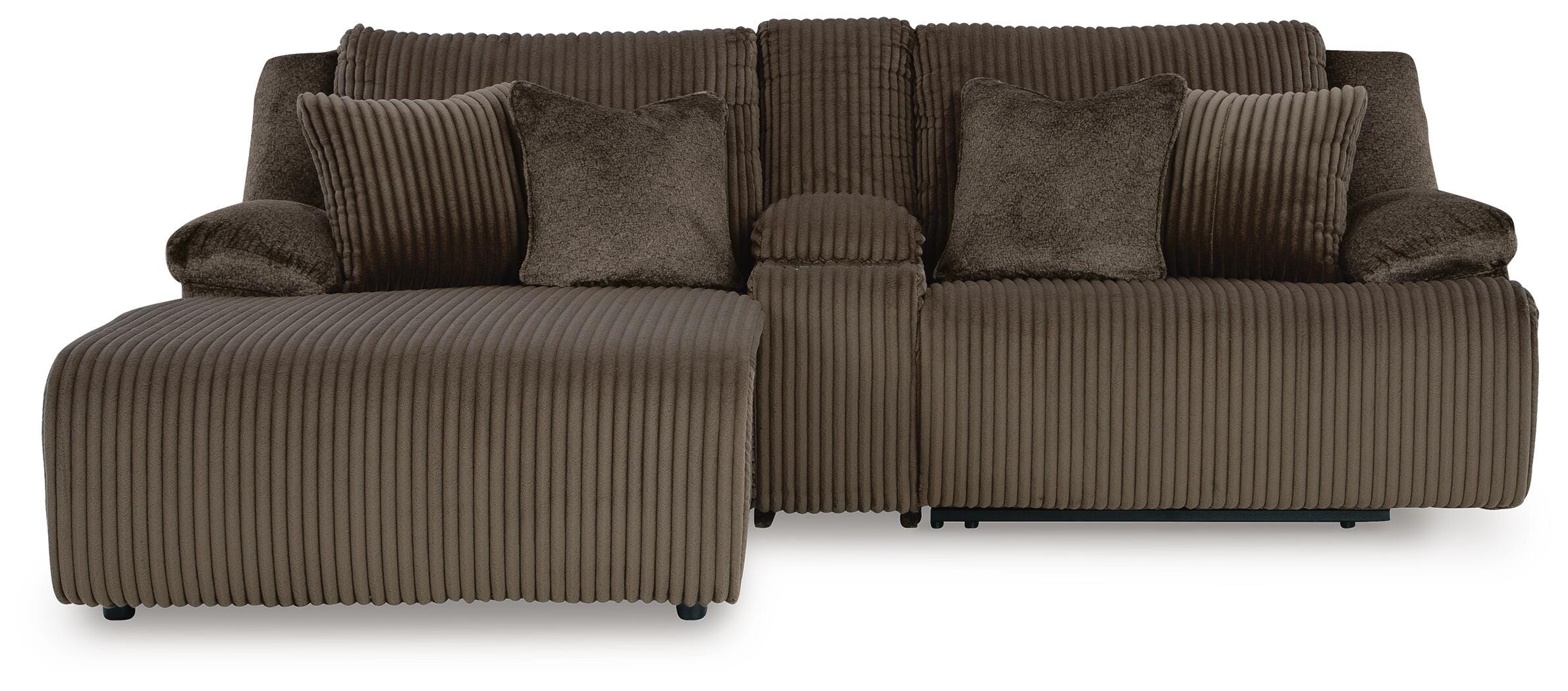 Sofá Seccional Reclinable de Primera Calidad con Chaise
