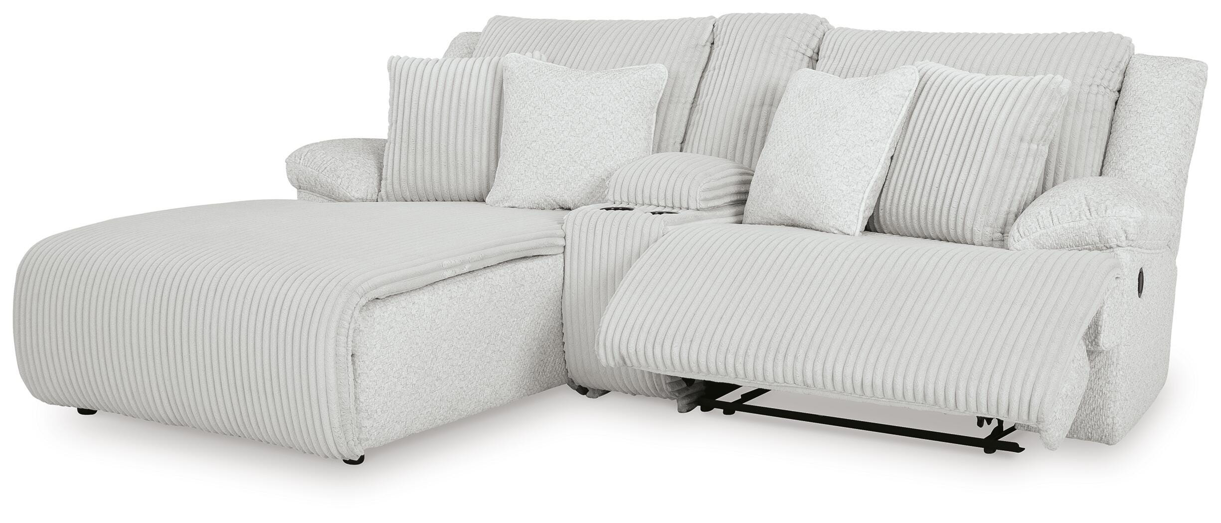 Sofá Seccional Reclinable de Primera Calidad con Chaise