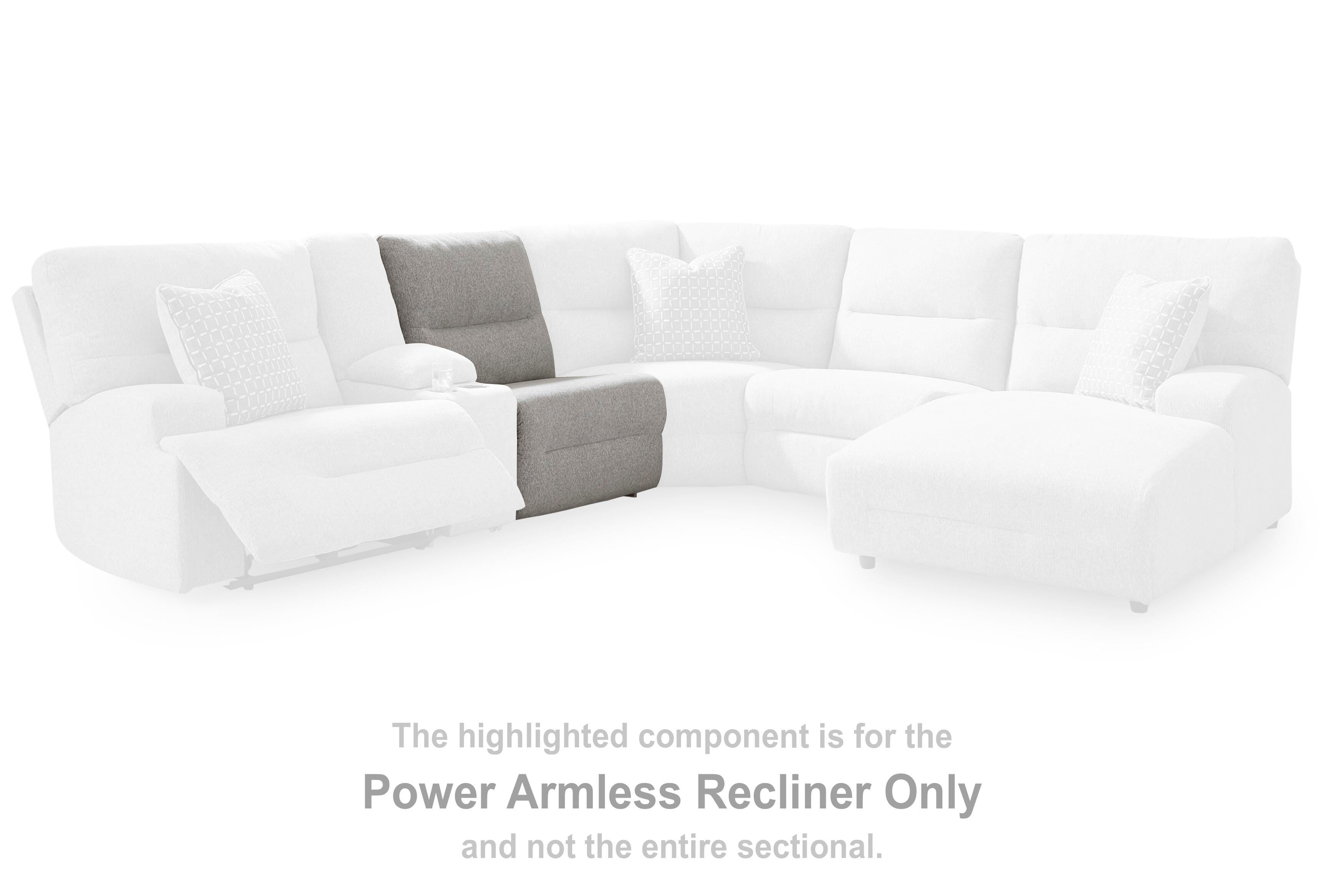 Seccional reclinable eléctrico Acklen Place con chaise