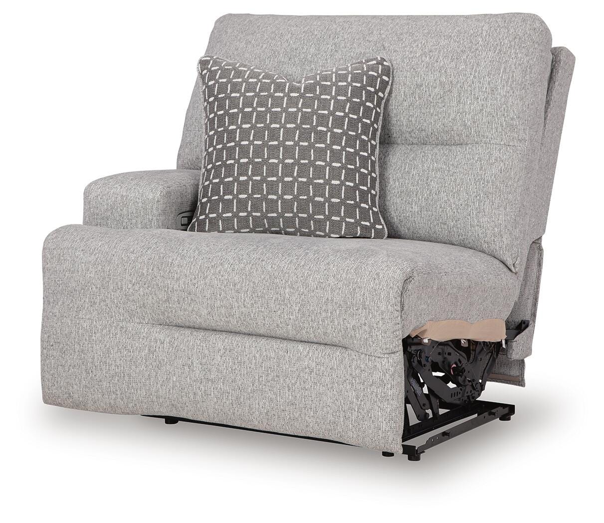 Seccional reclinable eléctrico Acklen Place con chaise