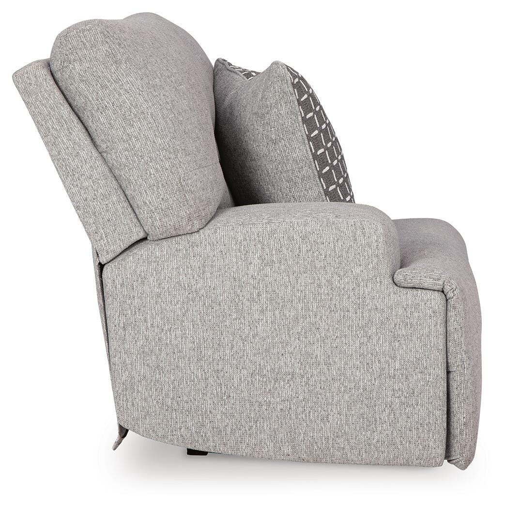Seccional reclinable eléctrico Acklen Place con chaise