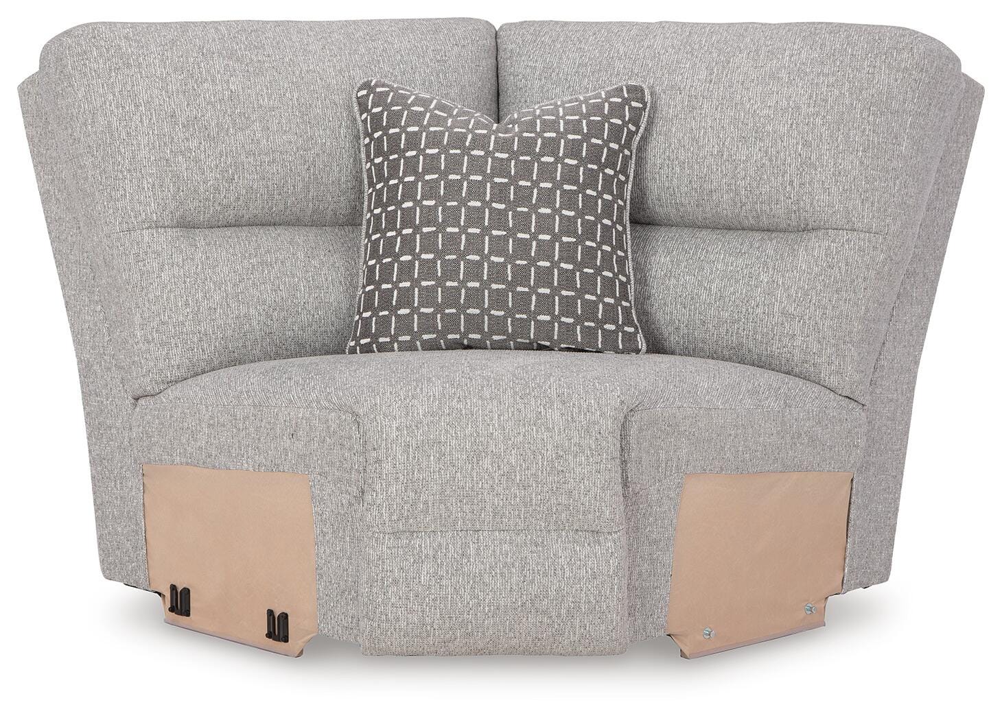 Seccional reclinable eléctrico Acklen Place con chaise