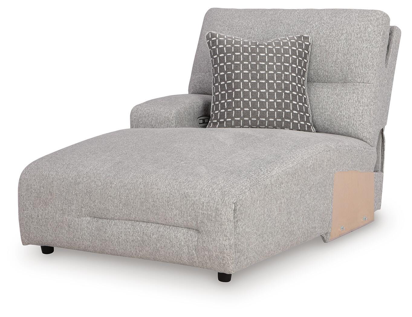 Seccional reclinable eléctrico Acklen Place con chaise