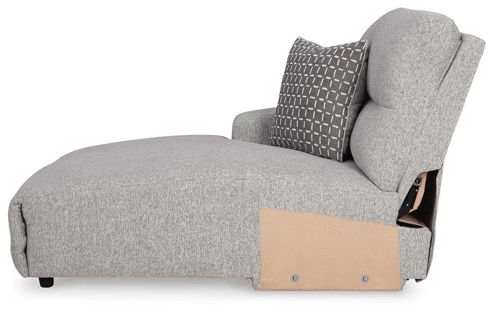 Seccional reclinable eléctrico Acklen Place con chaise