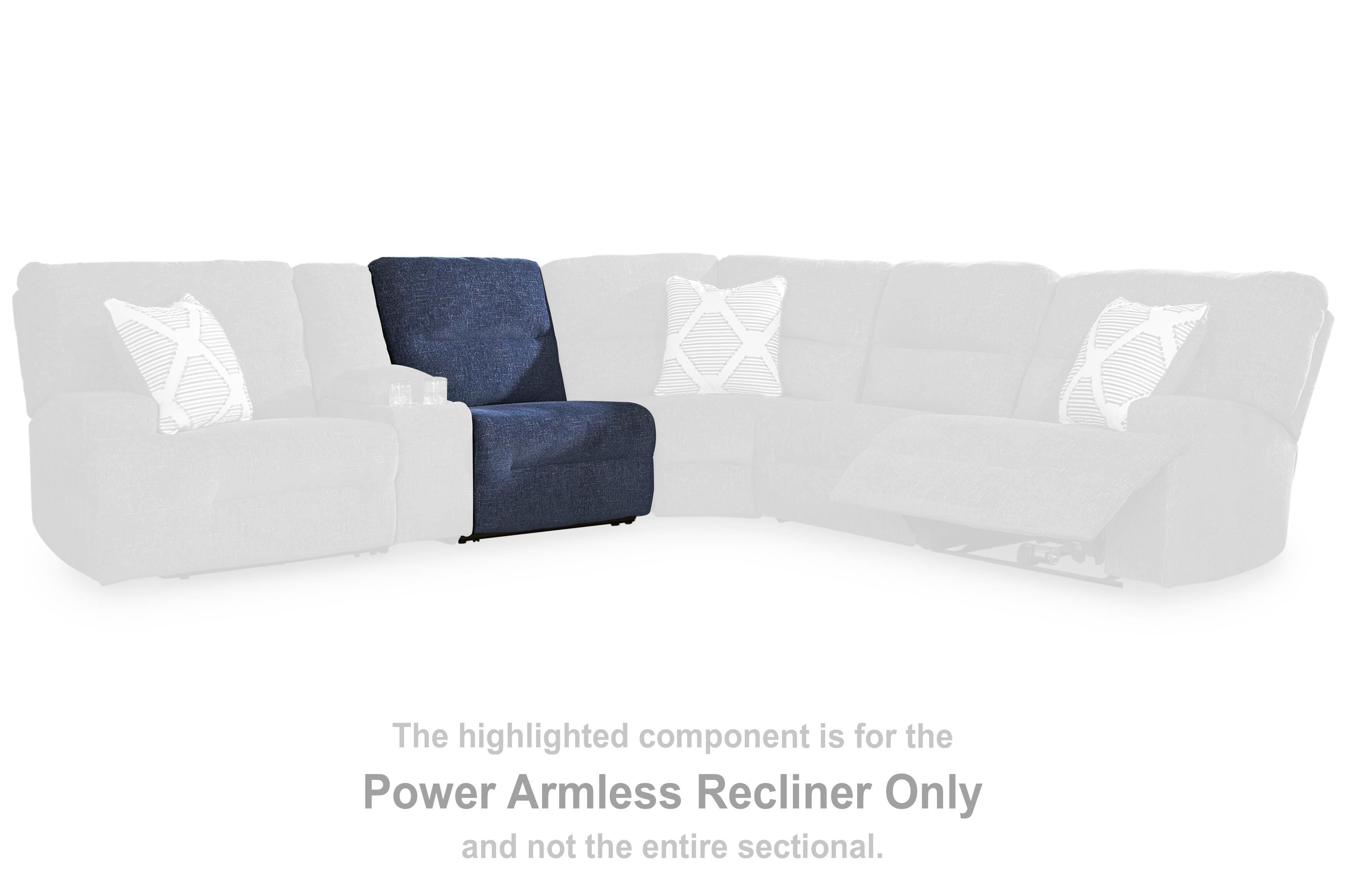 Seccional reclinable eléctrico Acklen Place con chaise
