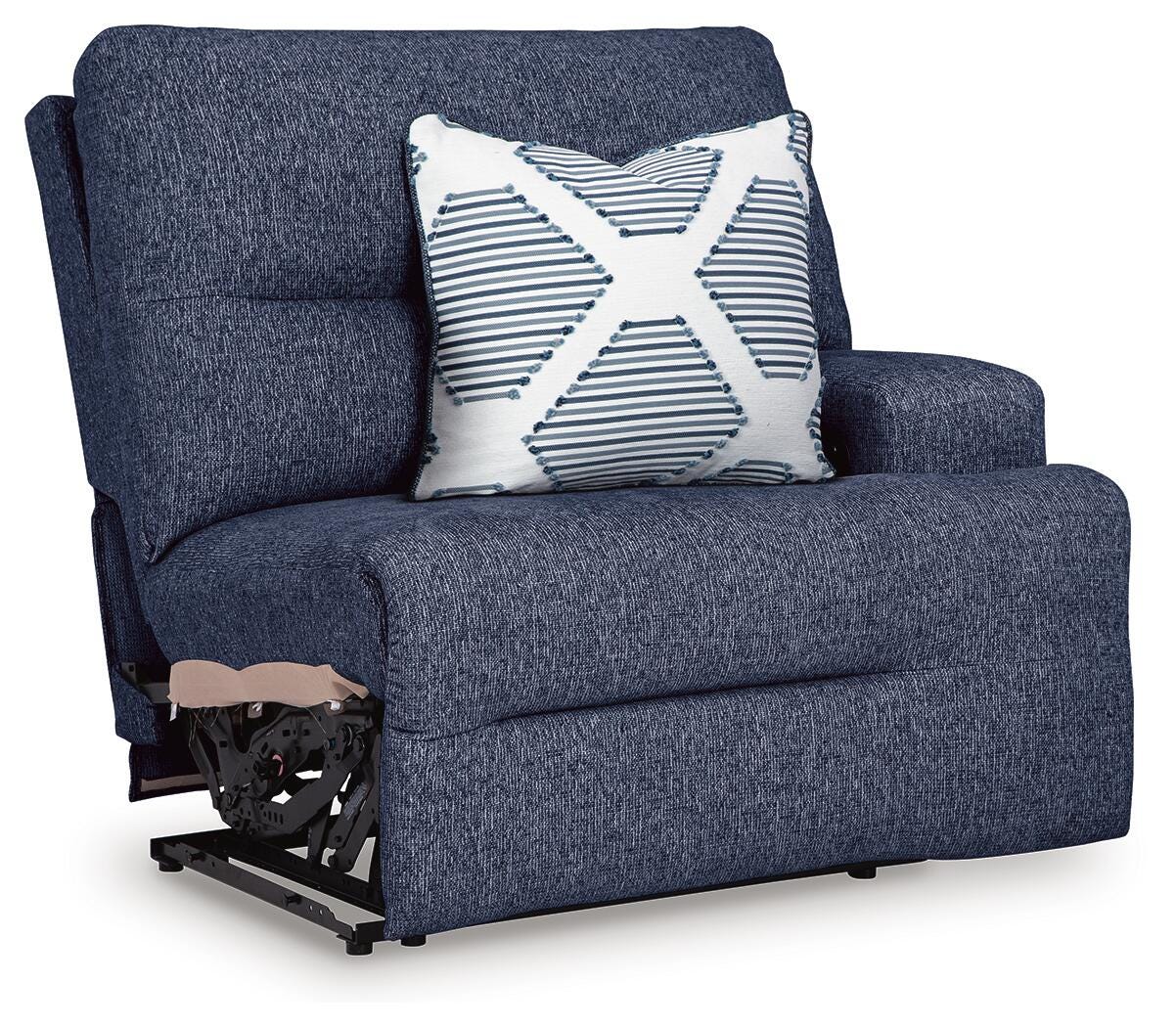 Seccional reclinable eléctrico Acklen Place con chaise