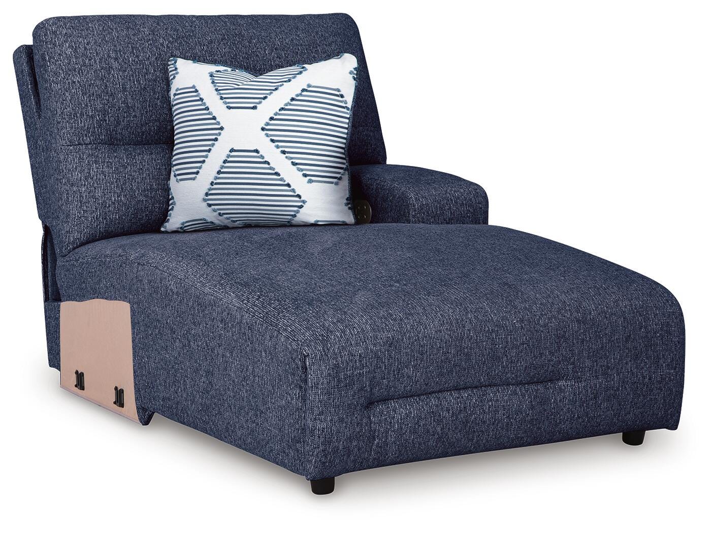 Seccional reclinable eléctrico Acklen Place con chaise