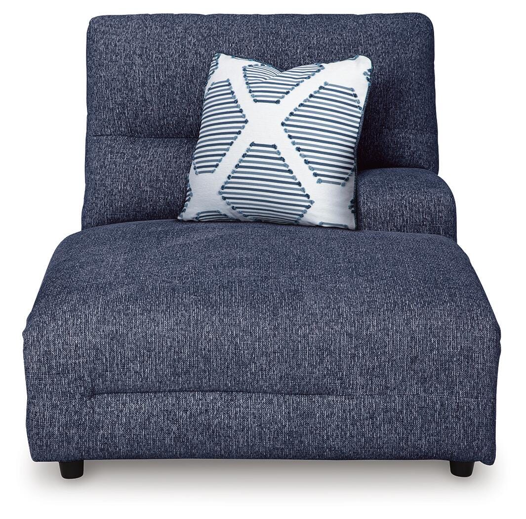 Seccional reclinable eléctrico Acklen Place con chaise