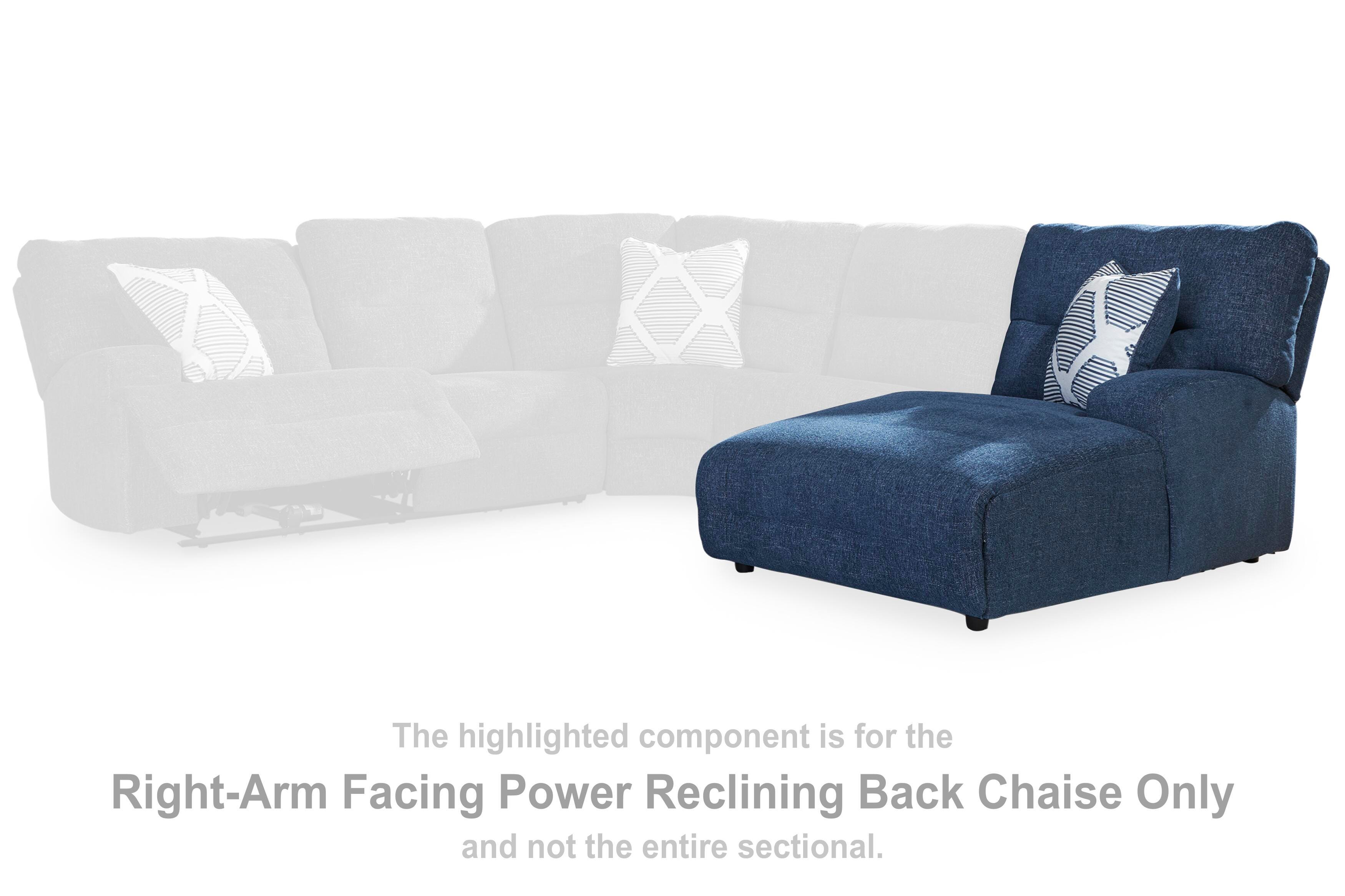 Seccional reclinable eléctrico Acklen Place con chaise