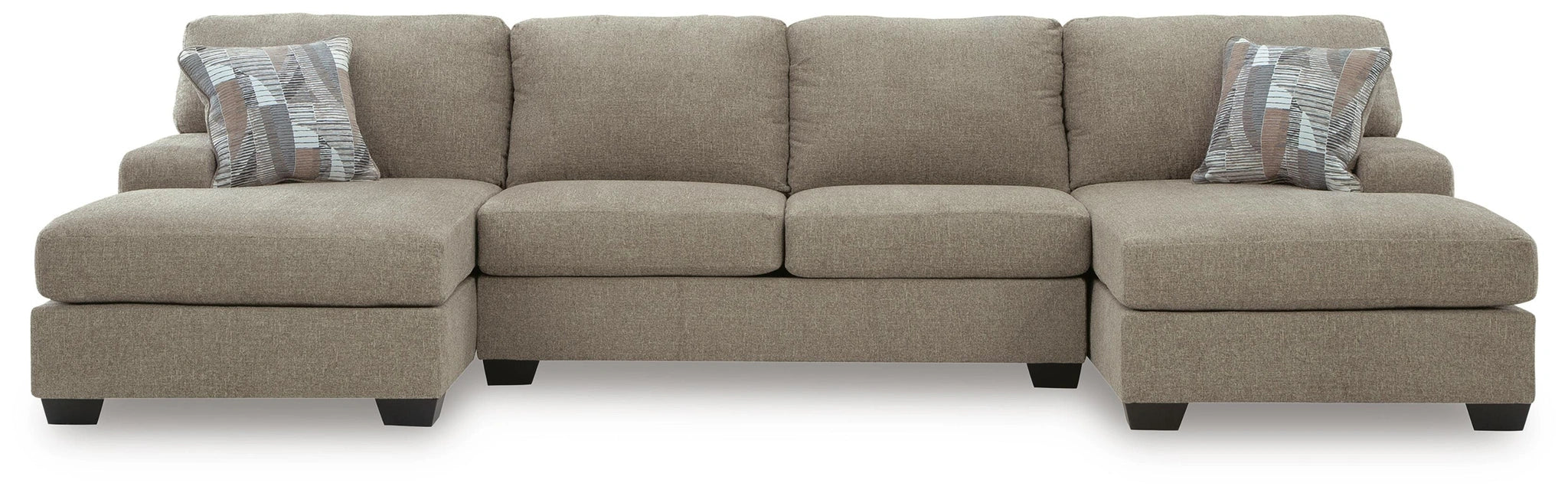 Sofá seccional Newellen con doble chaise longue