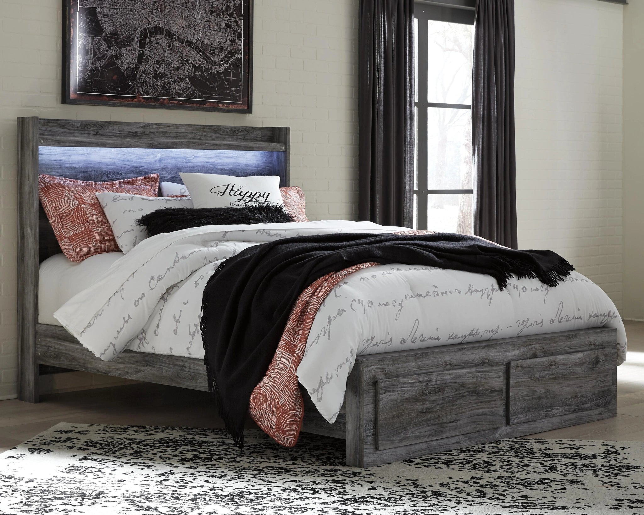 Cama con almacenamiento Baystorm