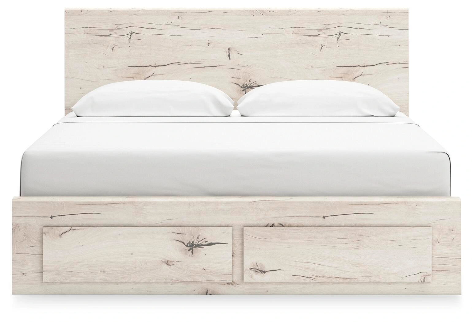 Cama Lawroy con almacenamiento en el panel