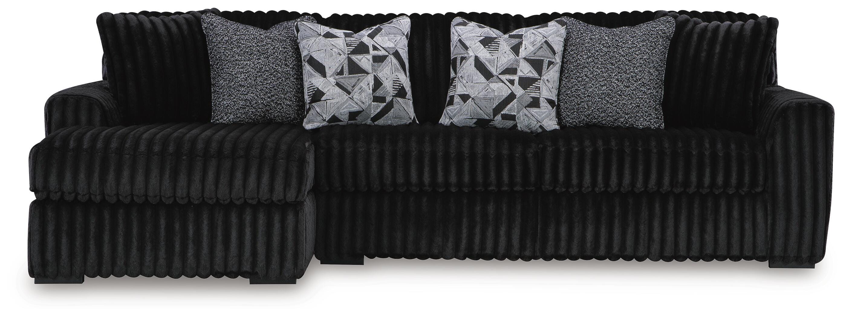 Sofá seccional Midnight-Madness con chaise longue