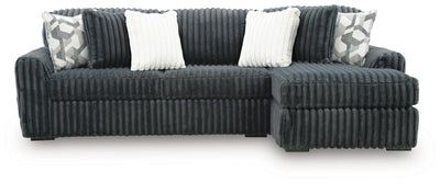 Midnight-Madness Sectional Sofa with Chaise