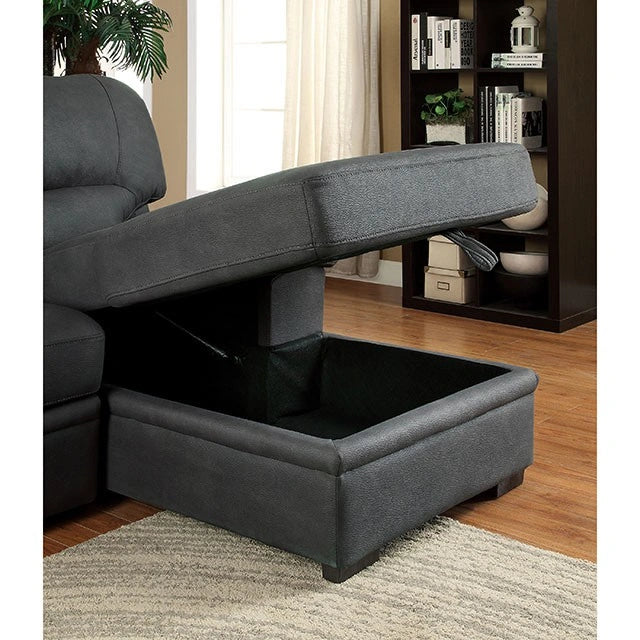 Seccional ALCESTER Brown & Gray con Sofá Cama, Fresno