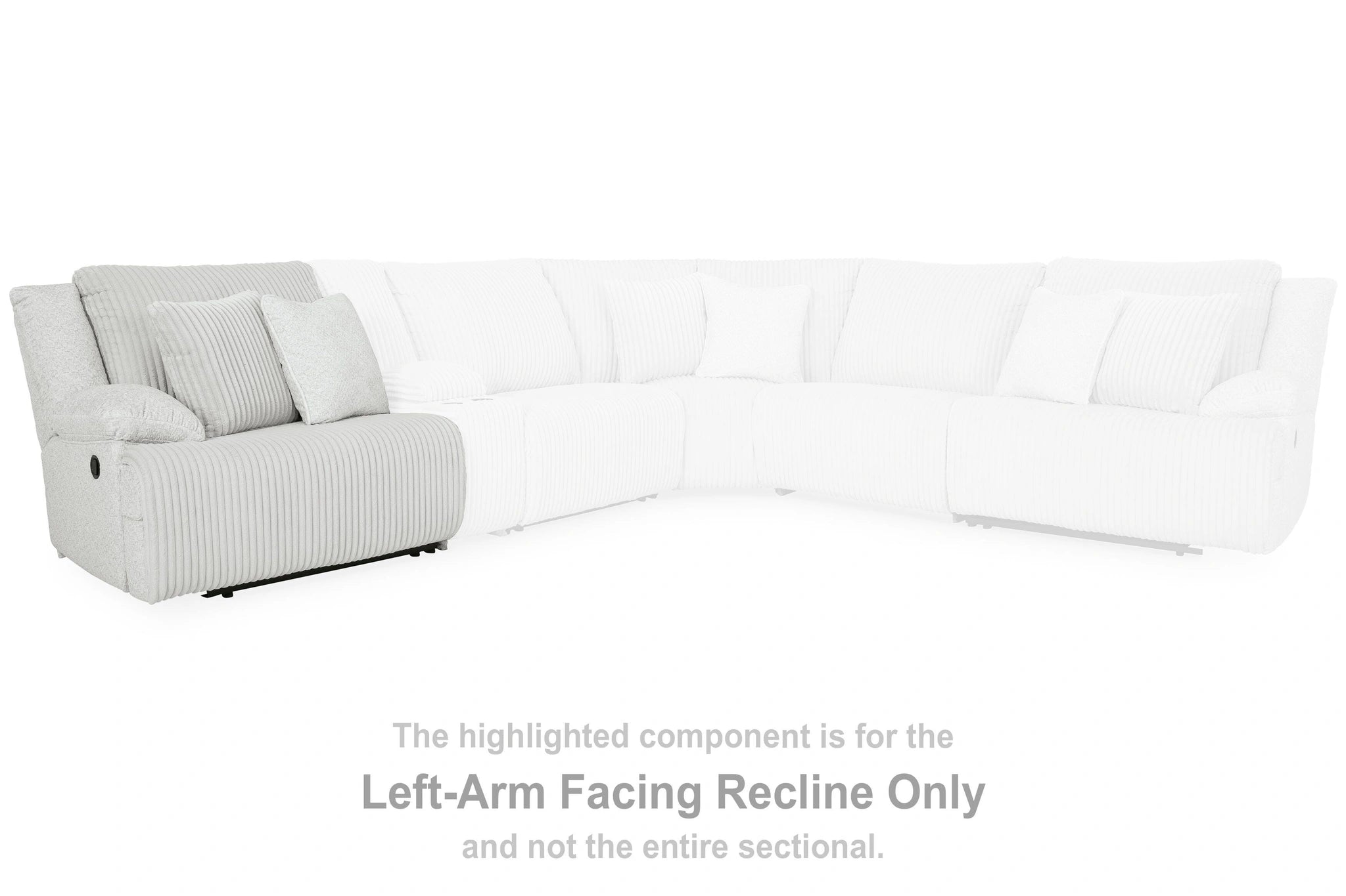 Sofá Seccional Reclinable de Primera Calidad con Chaise
