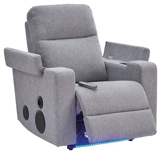 Pineland Power Glider Recliner with Audio System