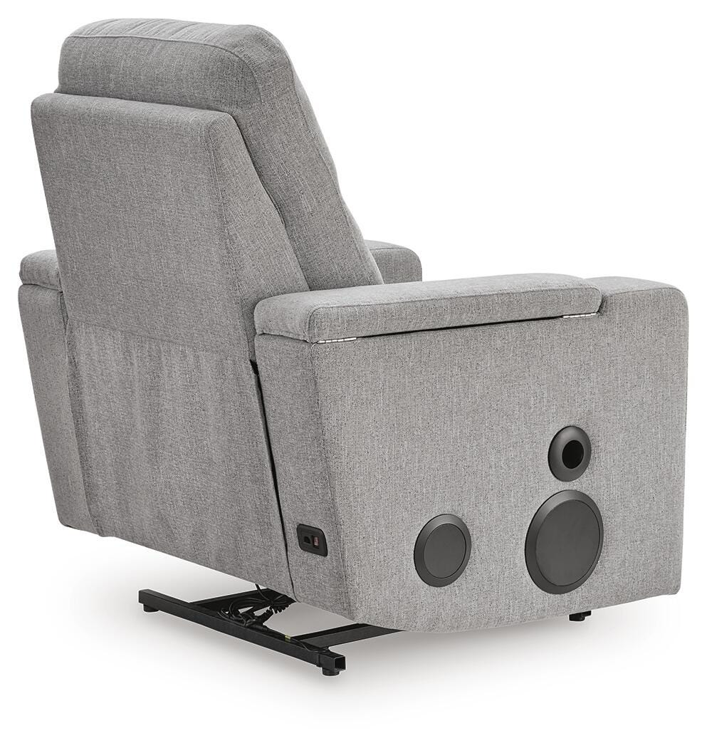 Sillón reclinable Pineland Power Glider con sistema de audio